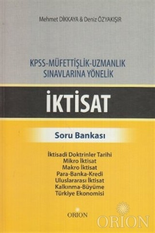 İktisat - Soru Bankası-Mehmet Dikkaya/Deniz Özyakışır