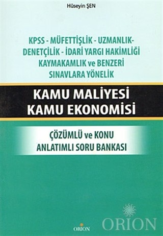 Kamu Maliyesi Kamu Ekonomisi-Hüseyin Şen